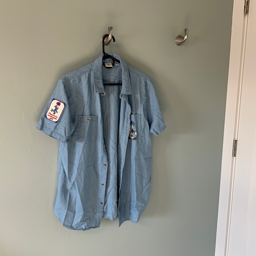 Disney themed casual button up
